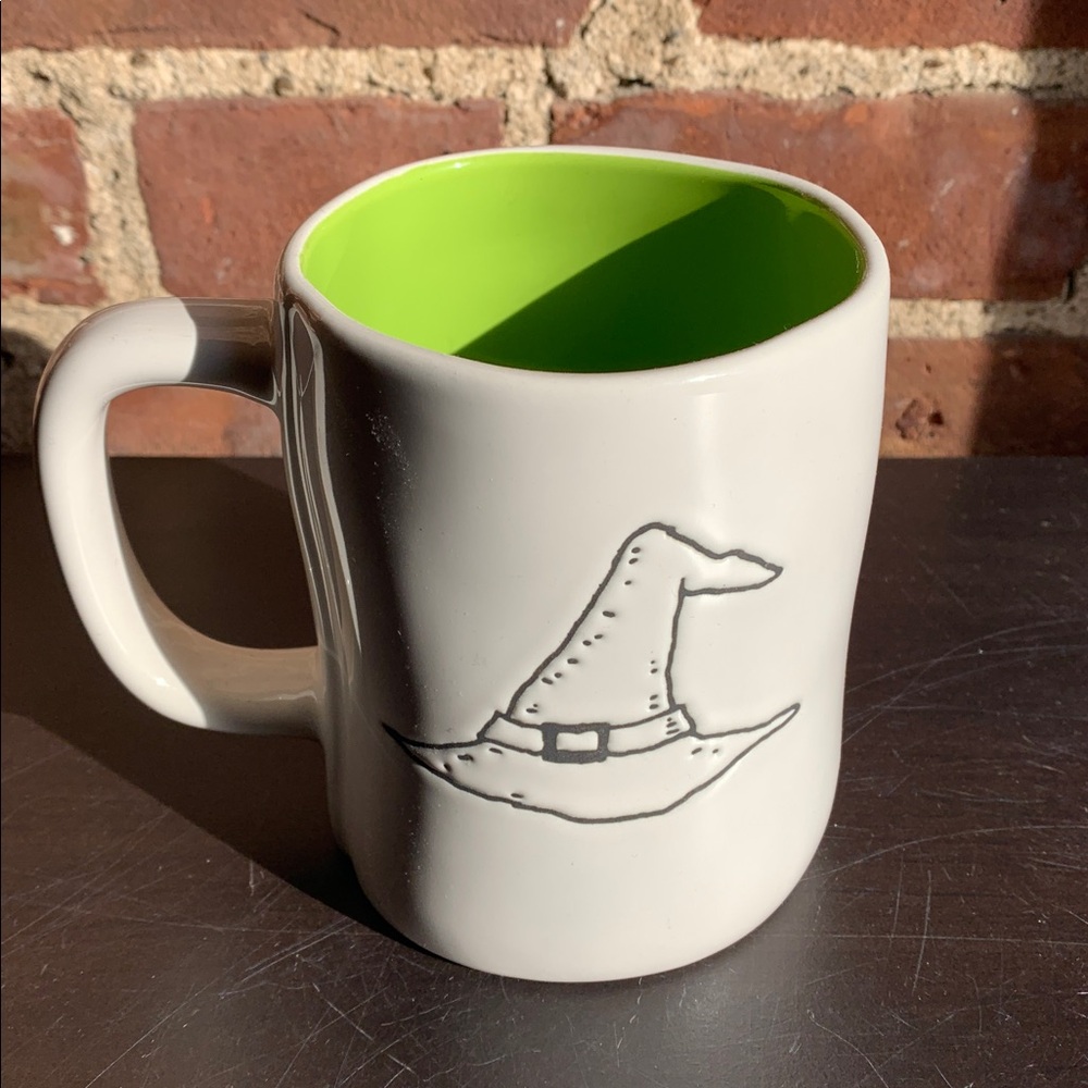 NEW Rae Dunn Wicked Witch Ceramic Mug with Green Interior - Picture 2 of 3